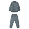 Liewood Scarlet Thermo-Set für Kinder „Whale blue“
