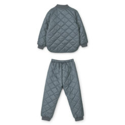 Liewood Scarlet Thermo-Set für Kinder „Whale blue“