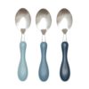 Sebra Kinderlöffel-Set, powder blue, 3er-Set