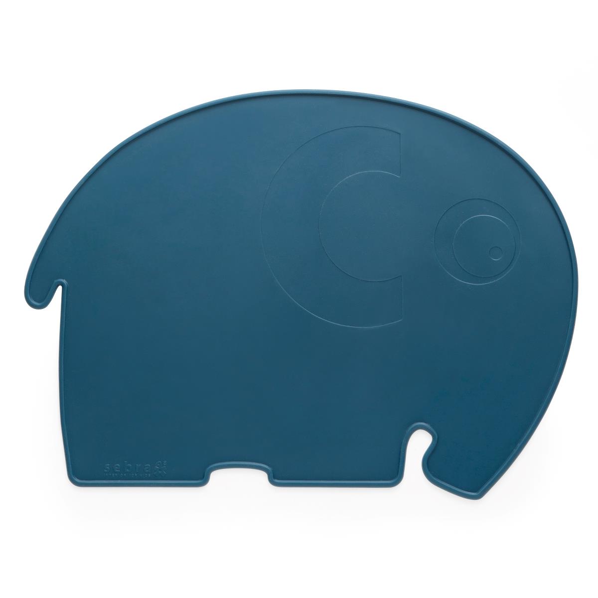 Sebra Silikon Platzdeckchen, Fanto der Elefant, nordic blue 01