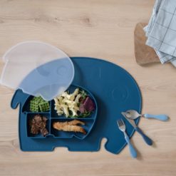 Sebra Silikon Platzdeckchen, Fanto der Elefant, nordic blue 03