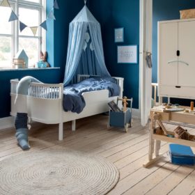 Sebra Wimpelgirlande, doppelseitig, powder blue, 250cm 02