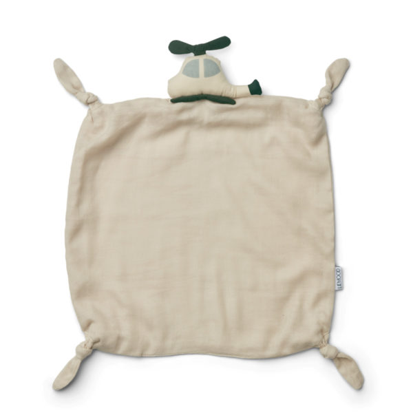 Liewood Agnete Kuscheltuch „Hubschrauber / Sandy multi mix“, 35cm