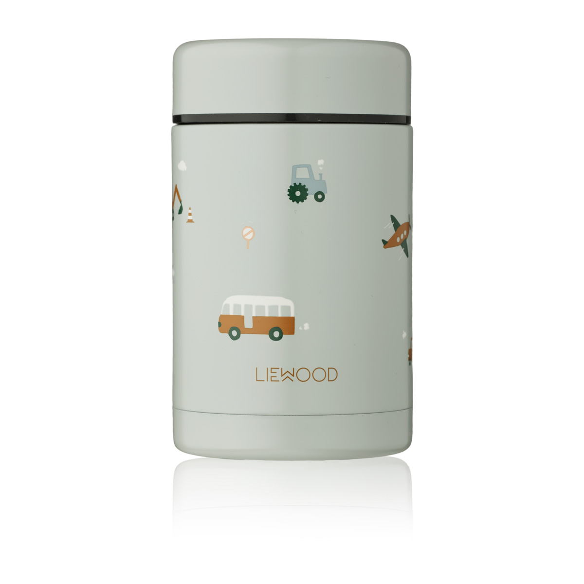 DELISTED Liewood Bernard Thermobehälter „Vehicles / dove blue mix“ 500ml