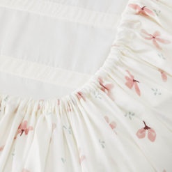 Cam Cam Babynestchen Bezug „Windflower Creme“, 135x185cm, GOTS 01