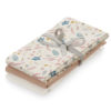 Cam Cam Mulltuch „Pressed Leaves Rose, Dusty Rose, Creme White“, 3er-Set, GOTS, 70x70cm