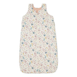 Cam Cam Musselin Schlafsack 6-18 M „Pressed Leaves Rose“, 85x45cm, OCS