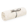 Cam Cam Strickdecke mit Blattmuster „Natural“, GOTS, 80x100cm 01