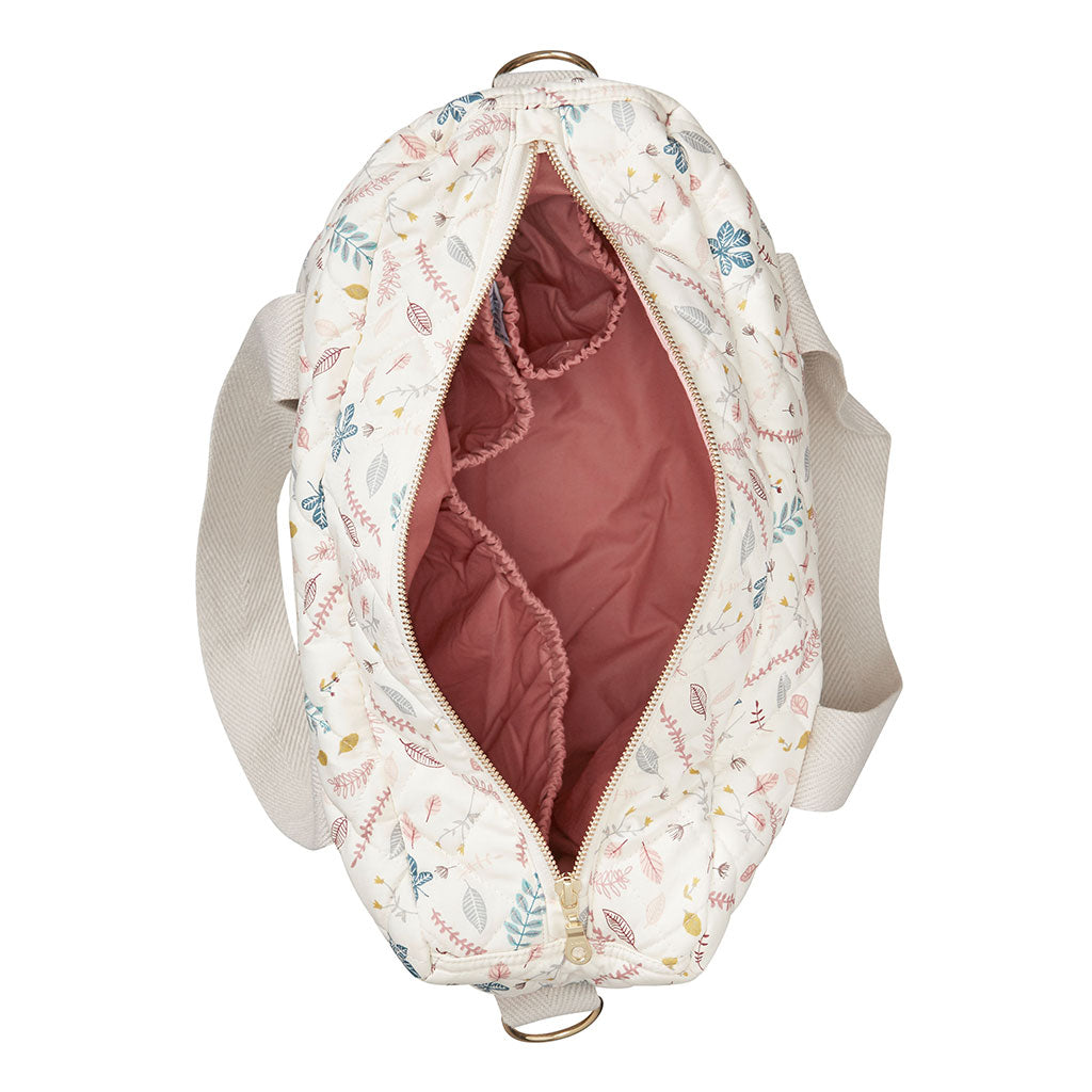Cam Cam Wickeltasche „Pressed Leaves Rose“ Innenansicht
