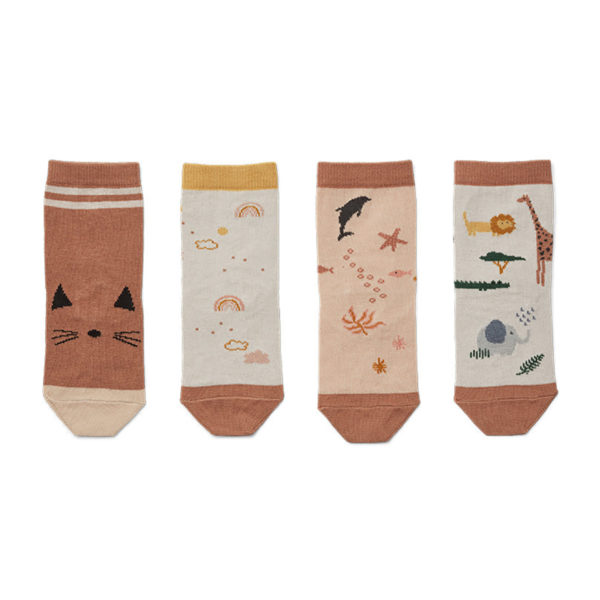 Liewood Baumwollsocken Silas „Safari rose mix“