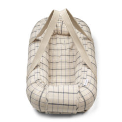 Liewood Gro Babylift : Babynest „Check – Sandy multi mix“, Bio-Baumwolle 02