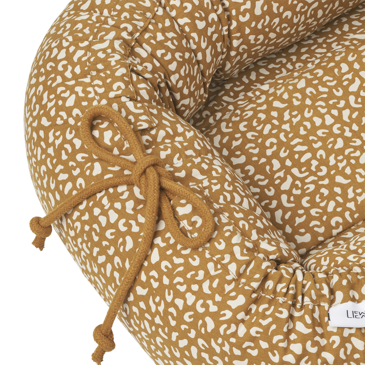 Liewood Gro Babylift : Babynest „Mini leo : Golden caramel“, Bio-Baumwolle 03