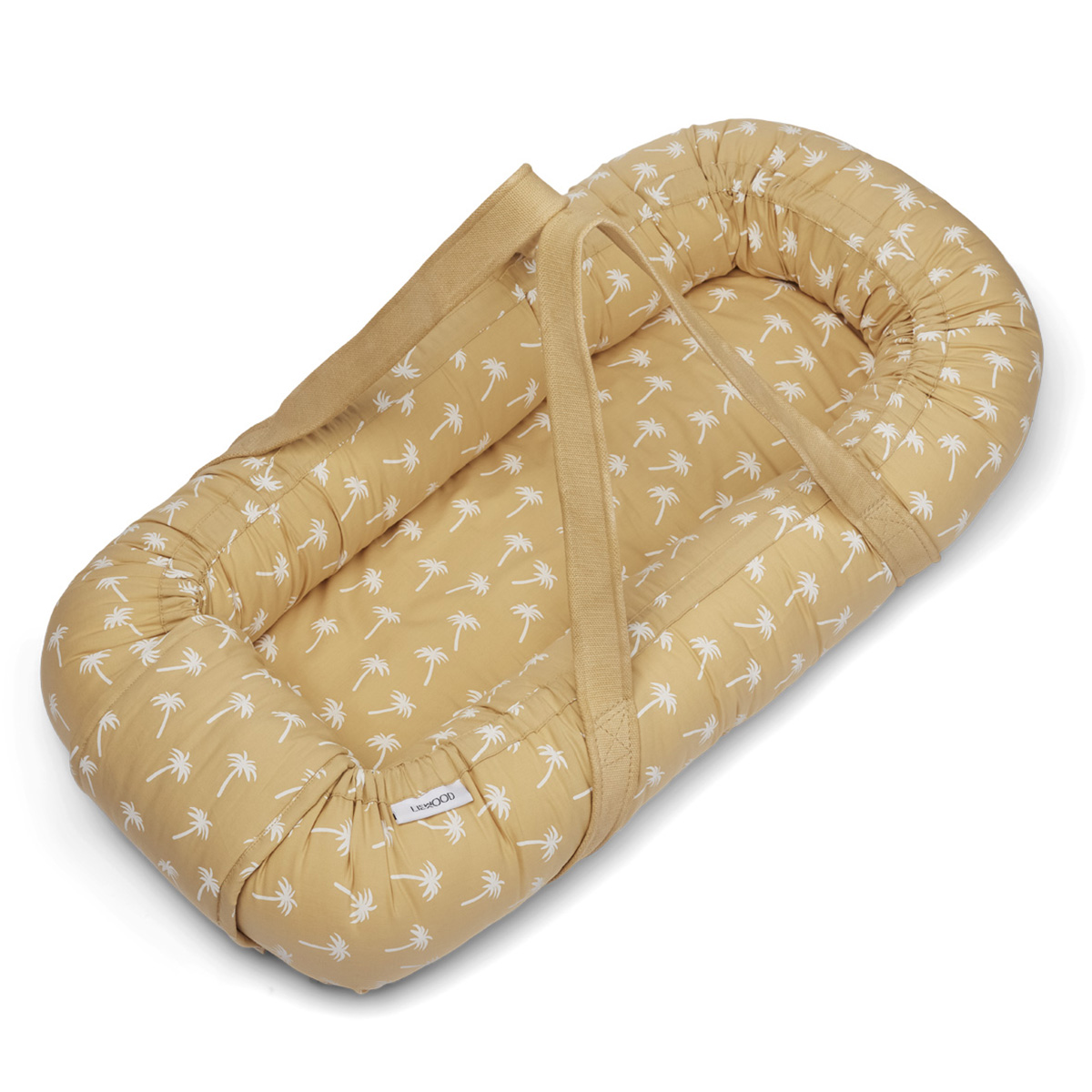 Liewood Gro Babylift : Babynest „Palms : Jojoba“, Bio-Baumwolle 01