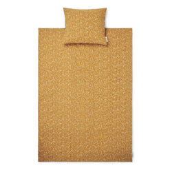 Liewood Junior-Bettwäsche Ingeborg DE „Mini leo : Golden caramel“, 135x100cm : 60x40cm 02