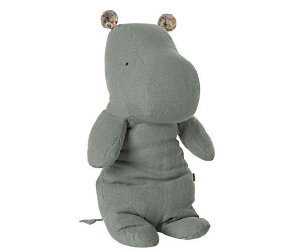 DELISTED Maileg Kuscheltier Hippo Safari Friends medium, chinos green, H34cm