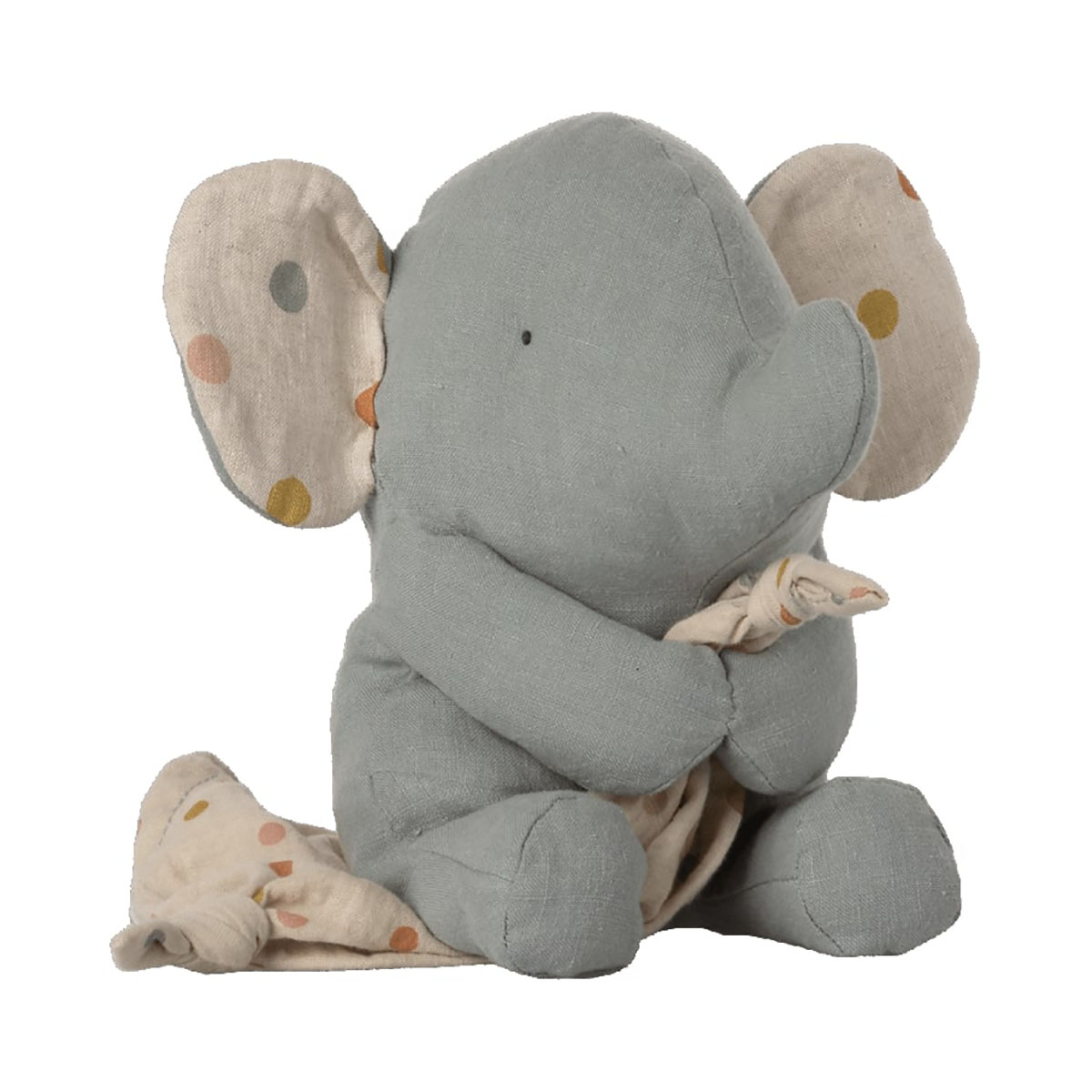 Maileg Kuschelfreunde Elefant, Kuscheltuch mit Spieluhr 01