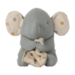 Maileg Kuschelfreunde Elefant, Kuscheltuch mit Spieluhr 02