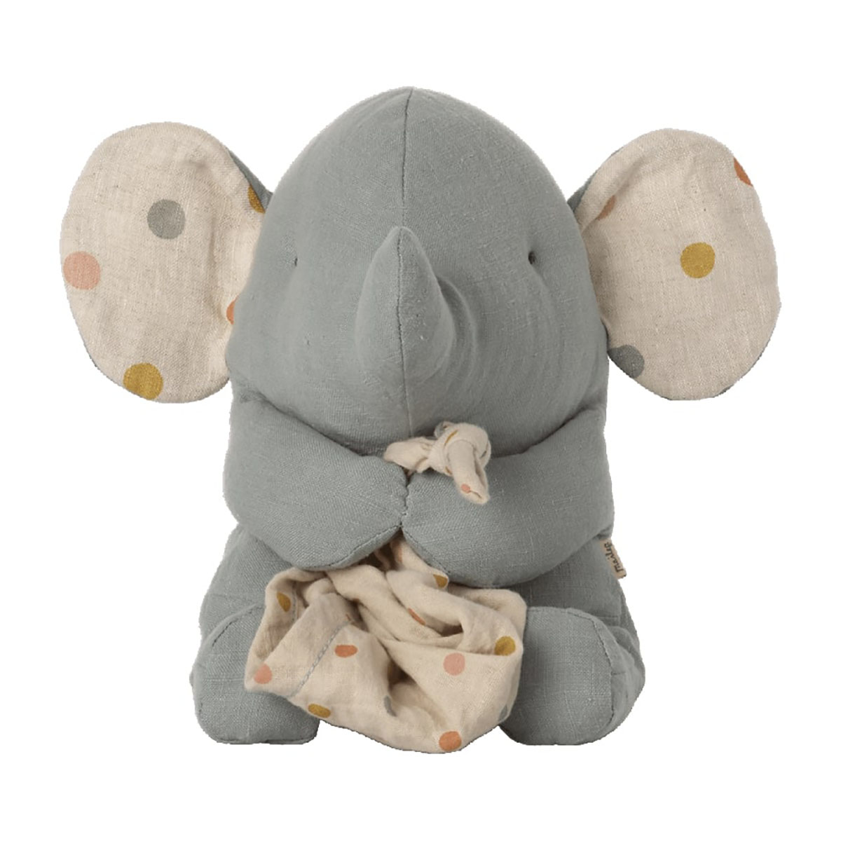 Maileg Kuschelfreunde Elefant, Kuscheltuch mit Spieluhr 02