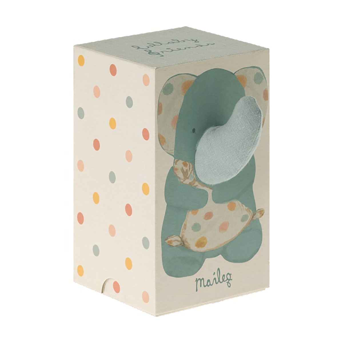 Maileg Kuschelfreunde Elefant, Kuscheltuch mit Spieluhr 03