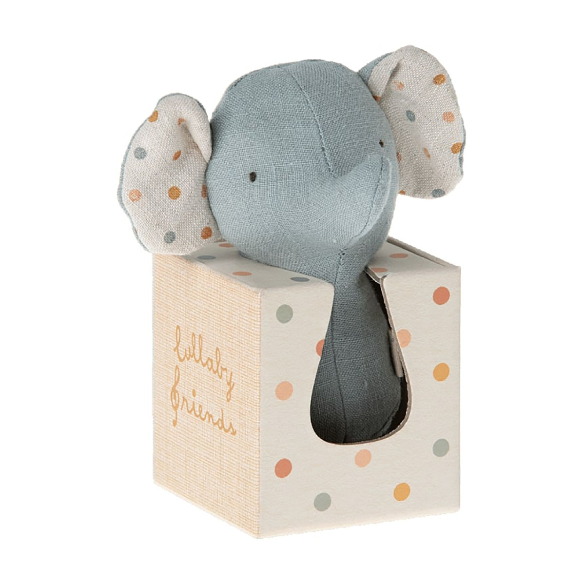 DELISTED Maileg Kuschelfreunde, Elefantenrassel, H13cm – Bild 2