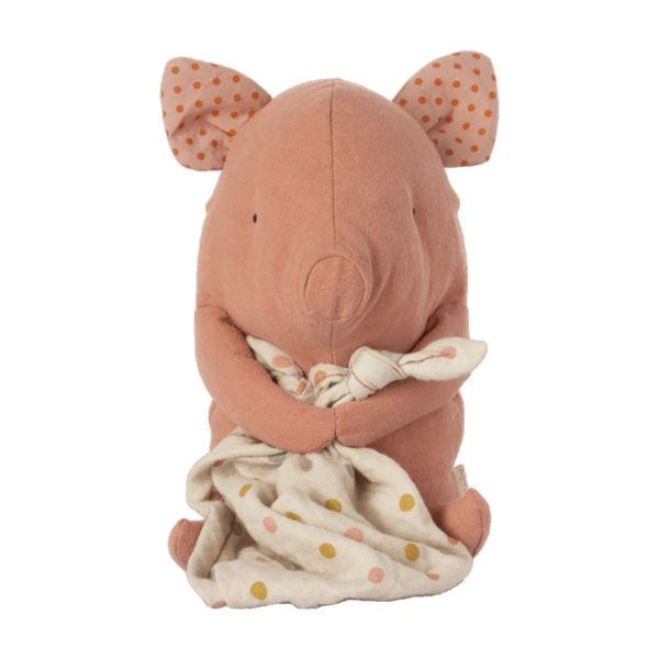 Maileg Kuschelfreunde Schwein, Kuscheltuch mit Spieluhr, Wiegenlied 02