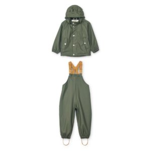 Liewood Rafael Regenbekleidungs-Set Mini „Hunter green“ 1-3 Jahre