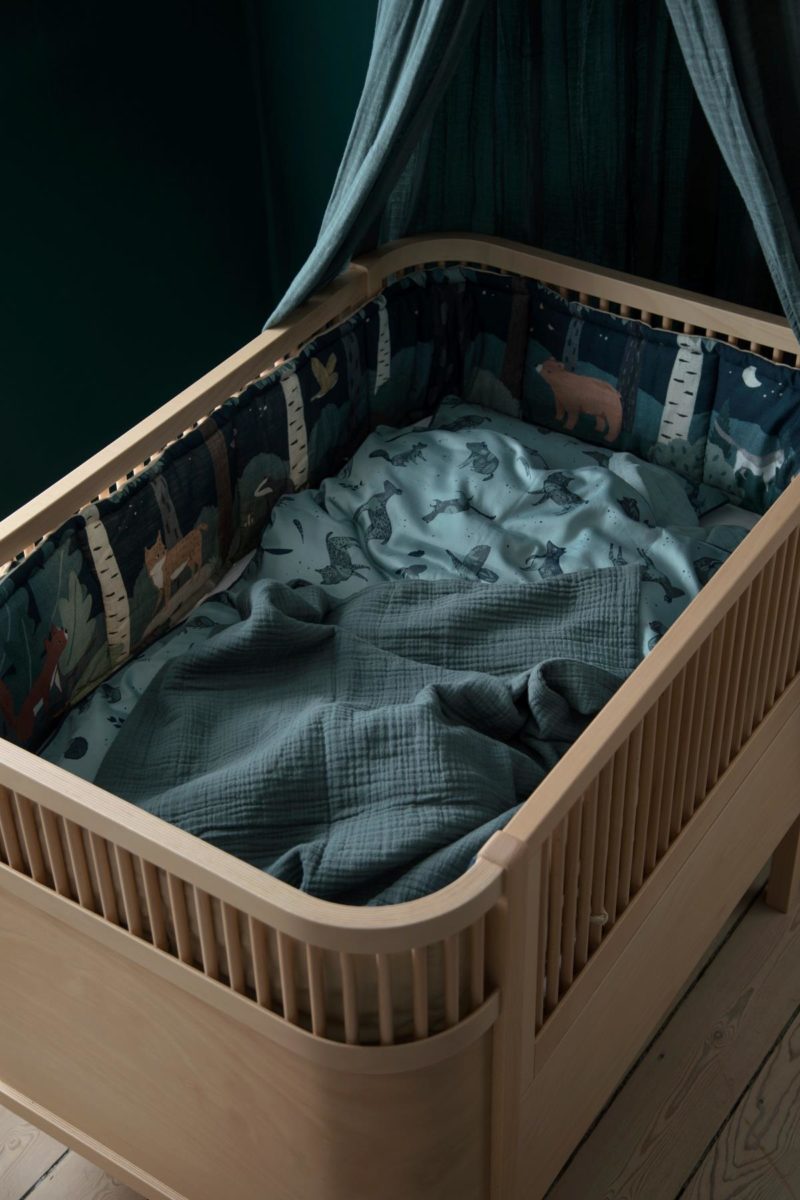 Sebra Baby Bettwäsche Nightfall „hazy blue“ – 100x70cm : 45x40cm 02