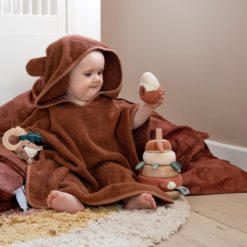 Sebra Badeponcho Milo „sweet tea brown“, 85x54cm 02