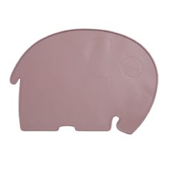 Sebra Silikon Platzdeckchen, Tischset, Elefant, rustic plum 01