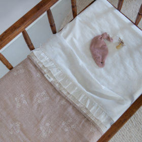 koeka Babydecke Portobello, hazel, doppelseitig, 75x100cm 03