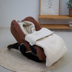 koeka Fußsack Riga, Plüsch, warm white, 3:5 Punkte, 0+ 03