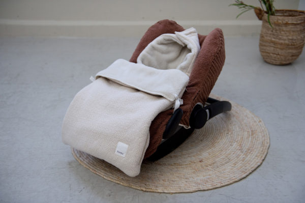 koeka Fußsack Riga, Plüsch, warm white, 3:5 Punkte, 0+ 04