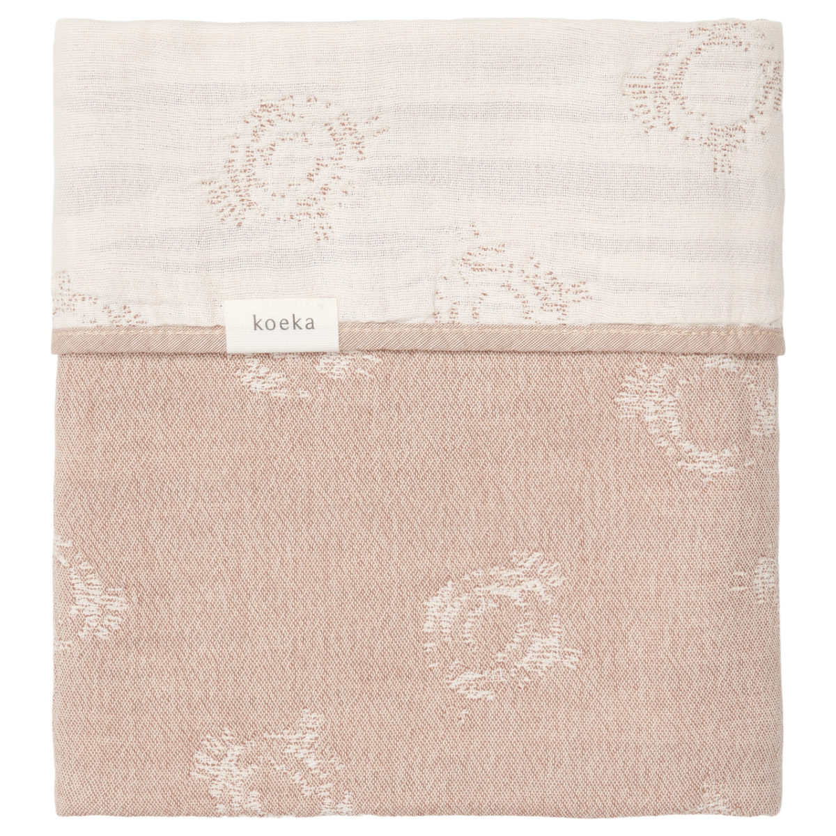 koeka Kinderdecke Portobello, hazel, reversibel, 100x150cm 01