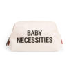 Childhome Baby Necessities Kulturbeutel in creme : schwarz, 27x13x15cm 01