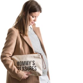 Childhome Mommy Treasures Clutch in creme : schwarz, 33x23cm 05