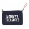 Childhome Mommy Treasures Clutch in navy : weiß, 33x23cm 01