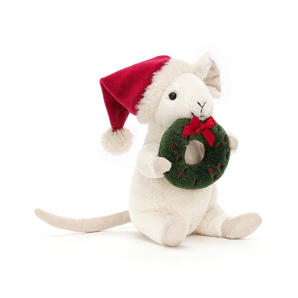 Jellycat Kuscheltier Merry Mouse Wreath (H18cm)