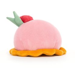 Jellycat Kuscheltier Pretty Patisserie Dome Framboise (5x10cm) – Bild 3