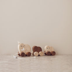Kids Concept Nachziehtier Mammutfamilie, 32x8x11cm – Bild 2