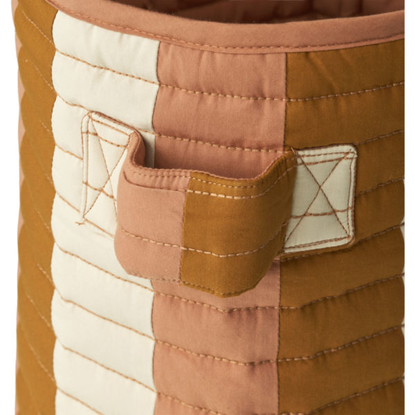 Liewood Aufbewahrungskorb Ally „Stripe: Tuscany rose / Golden caramel / Sandy“, 25x30cm – Bild 2