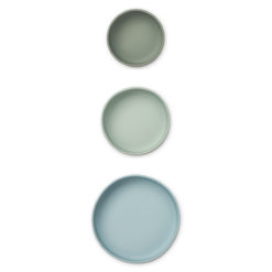 DELISTED Liewood Audrey Silikon Schüssel-Set „Green multi mix“, 3er-Set – Bild 3