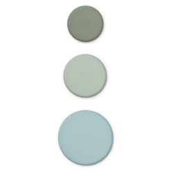 DELISTED Liewood Audrey Silikon Schüssel-Set „Green multi mix“, 3er-Set – Bild 4