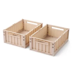 Liewood Aufbewahrungsbox Weston „Sandy“, Größe M, 2er-Set