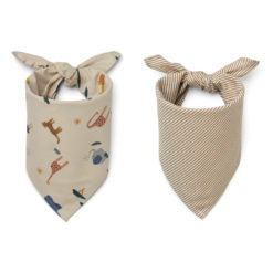 DELISTED Liewood Bandana Bali „Safari sandy multi mix“, 2er-Set