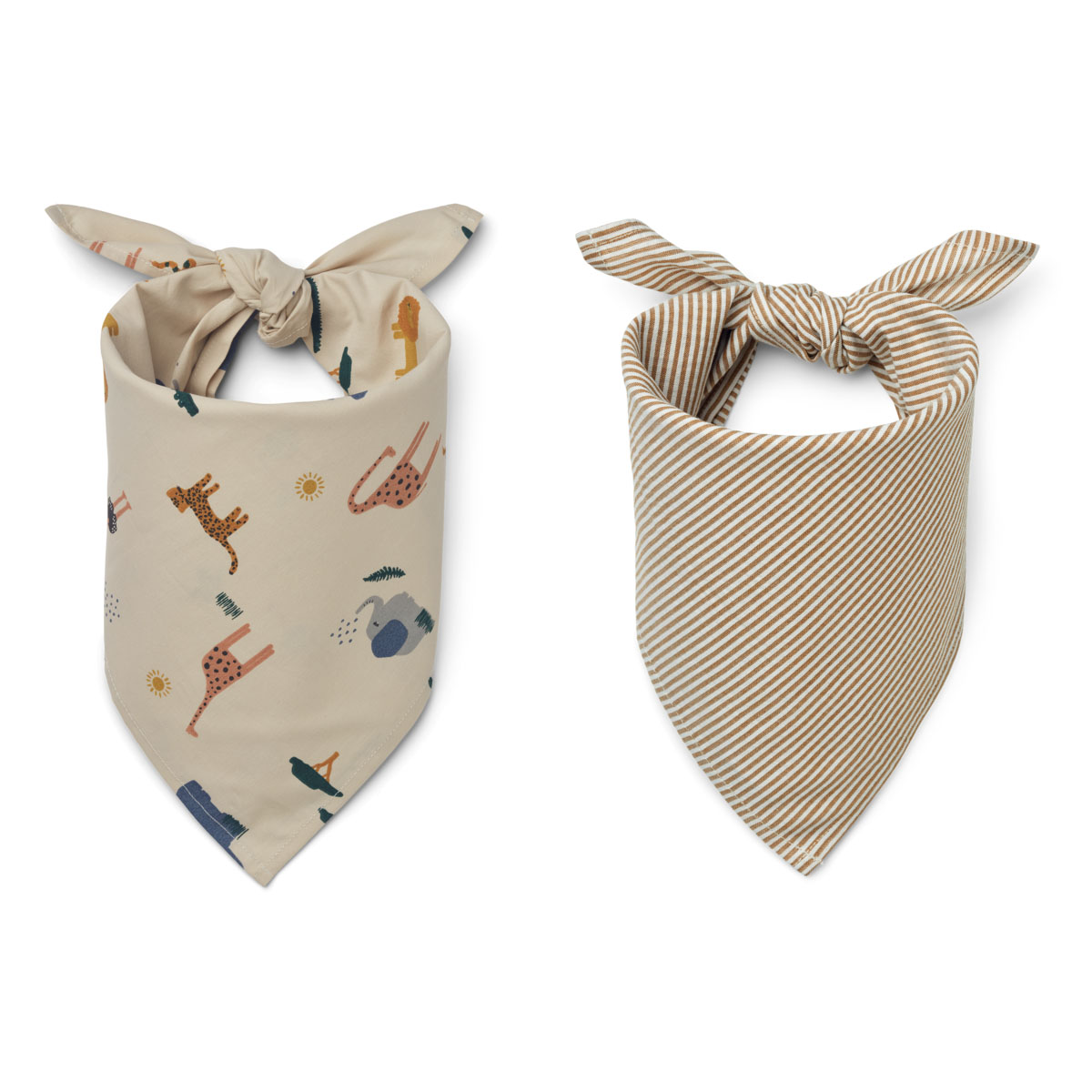 DELISTED Liewood Bandana Bali „Safari sandy multi mix“, 2er-Set