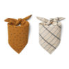 Liewood Bandana Bali „Triangle : golden caramel multi mix“, 2er-Set 01