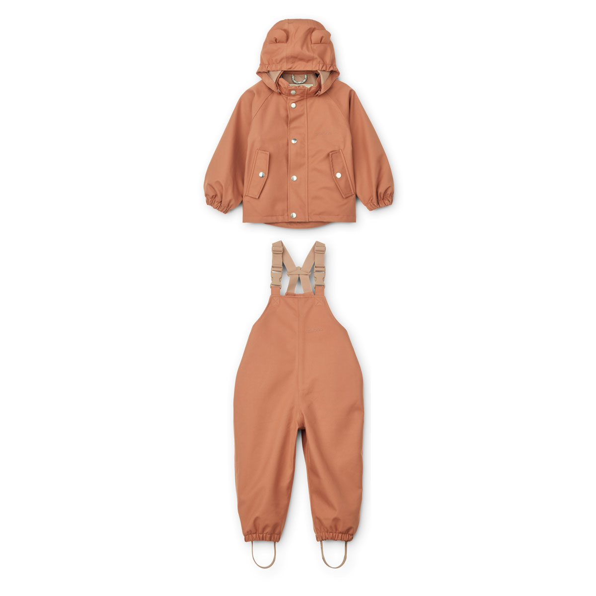 Liewood Dakota Regenbekleidungs-Set „Tuscany rose“