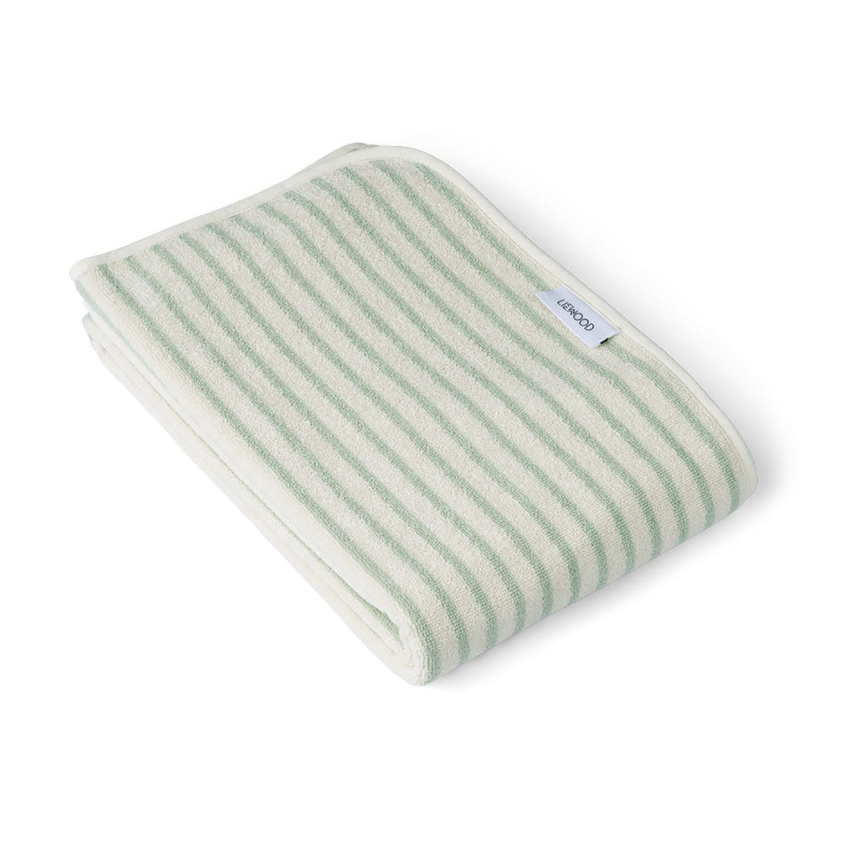 Liewood Hansen Strandtuch „Dusty mint : creme“, 140x70cm 01