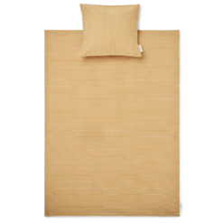 DELISTED Liewood Junior-Bettwäsche Ingeborg „Golden caramel / Sandy“, kariert, 140x100cm / 45x40 – Bild 3
