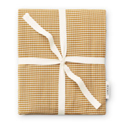 DELISTED Liewood Junior-Bettwäsche Ingeborg „Golden caramel / Sandy“, kariert, 140x100cm / 45x40 – Bild 2